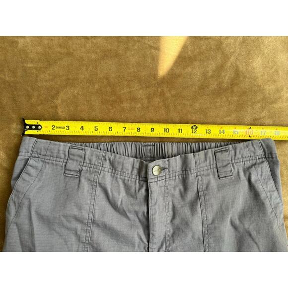 Carhartt Ripstop Boot Cut 8 Pocket Cargo Pant Mens Size Large Gray Classic Fit - Picture 5 of 7